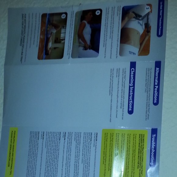 Portable Spinal Traction BY Lo-Bak TRAX Easy Comfort Home Office Travel Unisex - Picture 3 of 6